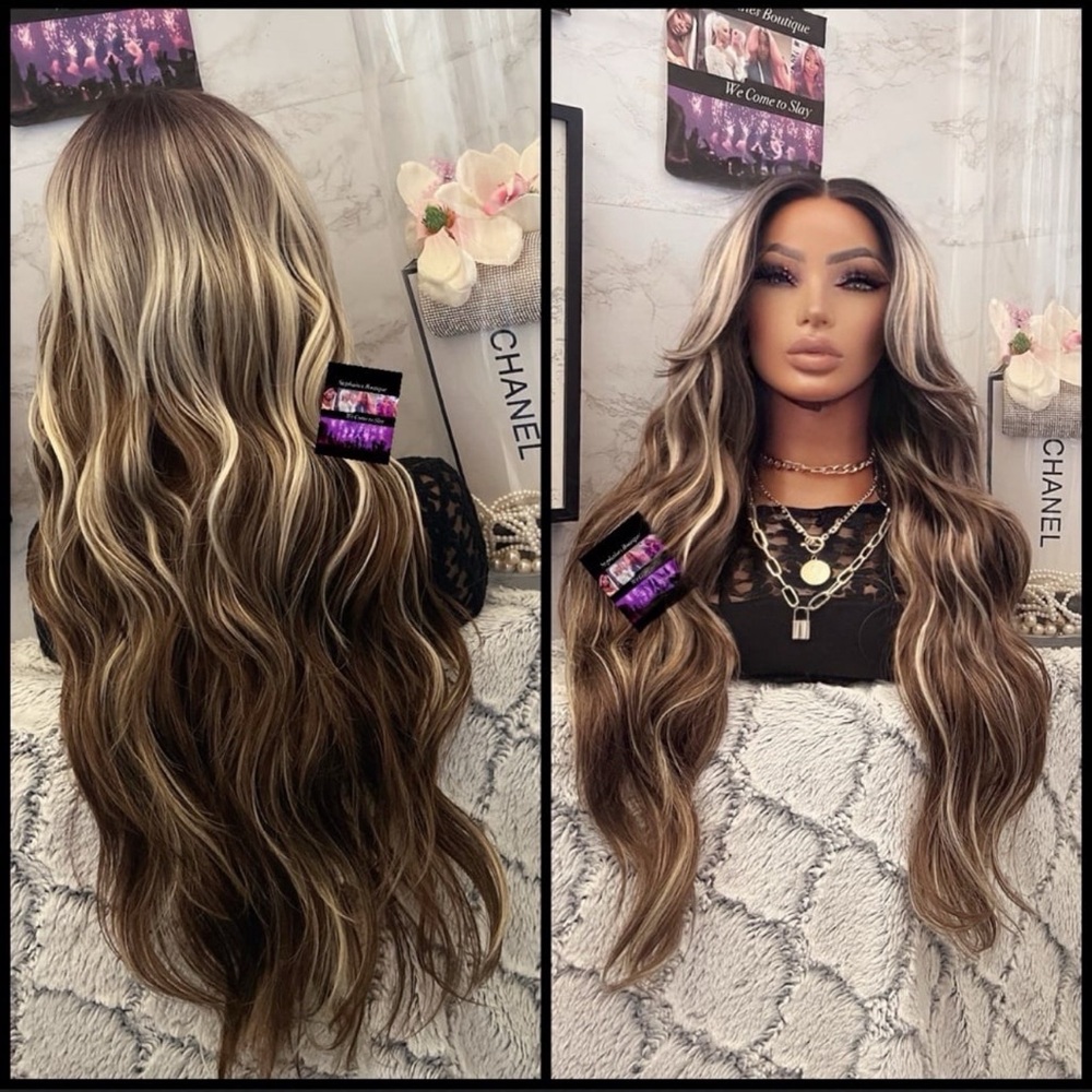 Human Hair Blended Lace Front Wig